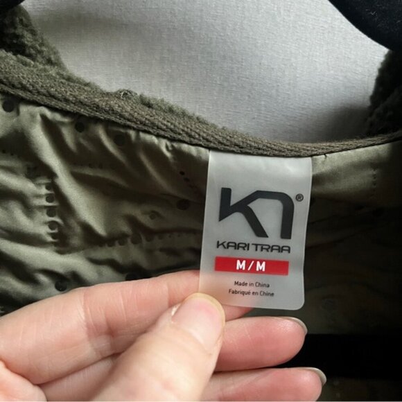 Kari Traa Emma Hybrid Hooded Full zip Jacket Sz M - Picture 5 of 9